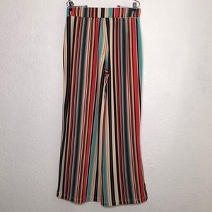 Multicolor woman's slacks